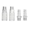 4Pcs Air Hose Fitting Quick Connector 1/2in NPT Male Female 300PSI High Flow Pneumatic Hose Fittings