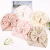 Breathable Newborn Head Wraps Knitted Soft Infant Cap Cute Baby Turban Hat  Daily Wear