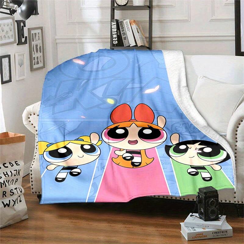 1pcPowerpuff Blanket - Soft and Comfortable for All Seasons - Perfect Gift IdeaA043021m