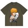 230 Gsm 100% Cotton Bleach V5 Ichigo Print Unisex Heavy Cotton T Shirt