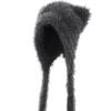 Autumn And Winter New Cute Plush Bear Hat Thick And Warm Imitation Rabbit Hair Windproof Ear Protection Cap