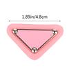 Diy Embroidery Stickers Triangular Sew Patches For Clothing Sequin Patch Badge