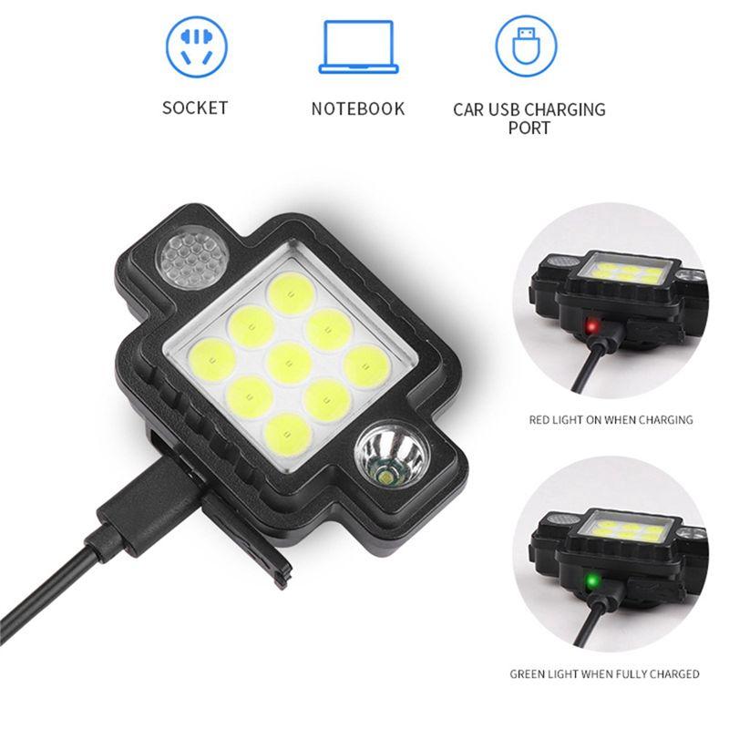 BHBL Multifunctional Headlight TYPE-C Charging with Magnet LED Working Lights Removable Multi-Function Portable
