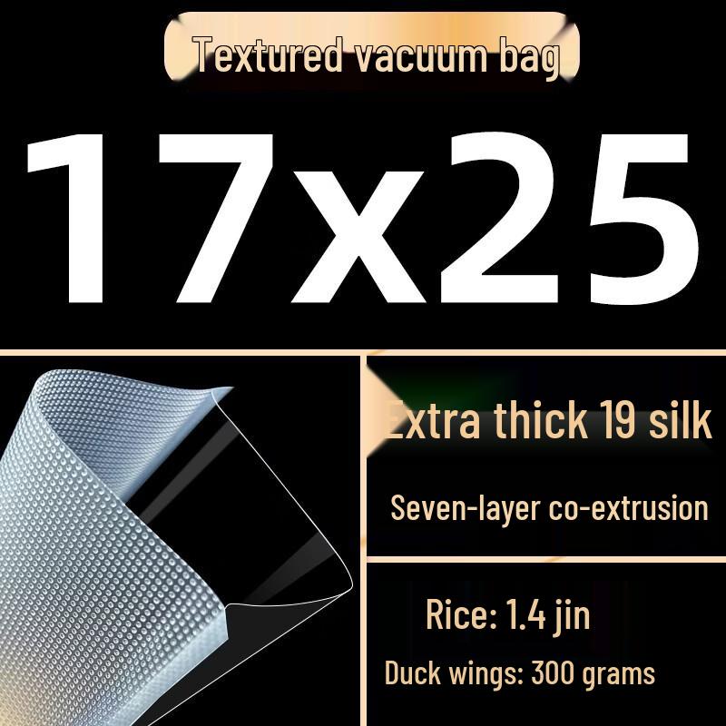 

Textured Vacuum Sealer Food Storage Bags