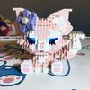 Disney LinaBell Stitch Building Blocks Anime Cartoon Mini Action Children's Figures Blocks Bricks Assemble DIY Toys Gift