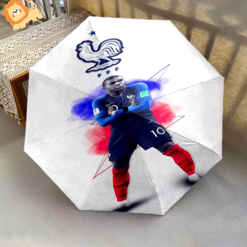 Lionel Messi: Leggenda del Calcio Ombrello Pieghevole Portatile Adatto a tutte le stagioni Tre pieghe Ombrello da sole Ombrello da sole