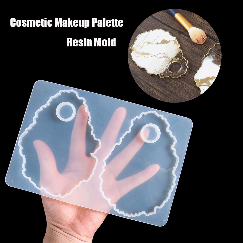 Panel Cosmetic Tool Epoxy Crystal Makeup Palette Casting Mold Tray Silicone Mould Resin Molds