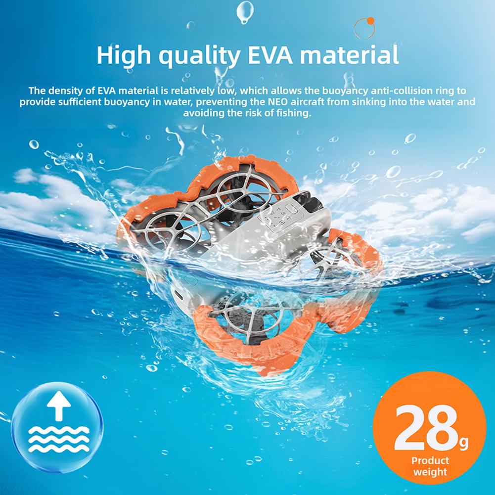 For DJI NEO Floating Propeller Guard Bumper Lightweight Landing Propeller Warter Protector EVA L3P7