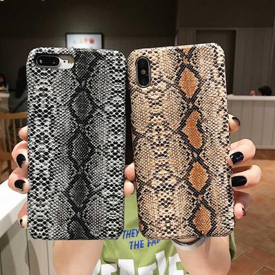 Dla iphone 12 Mini 11 Pro Xs MAX XR X 8 plus SE przypadki Python skóra węża tekstury etui na telefon dla iphone 8 7 6 6S Plus luksusowa okładka
