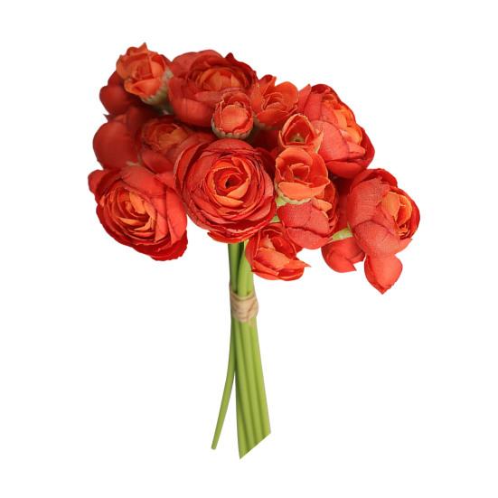 Yousheng Artificial Ranunculus Asiaticus Realistic Fake Silk Flower Home Office Wedding Party DIY Bouquets Faux Flower Centerpieces Decoration