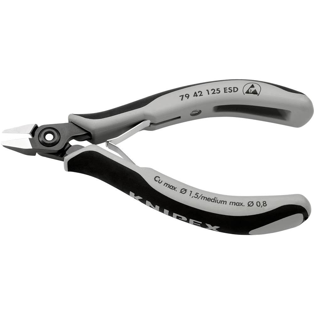 Knipex pliers without bevel 42 125 Side-cutting [79 ESD]