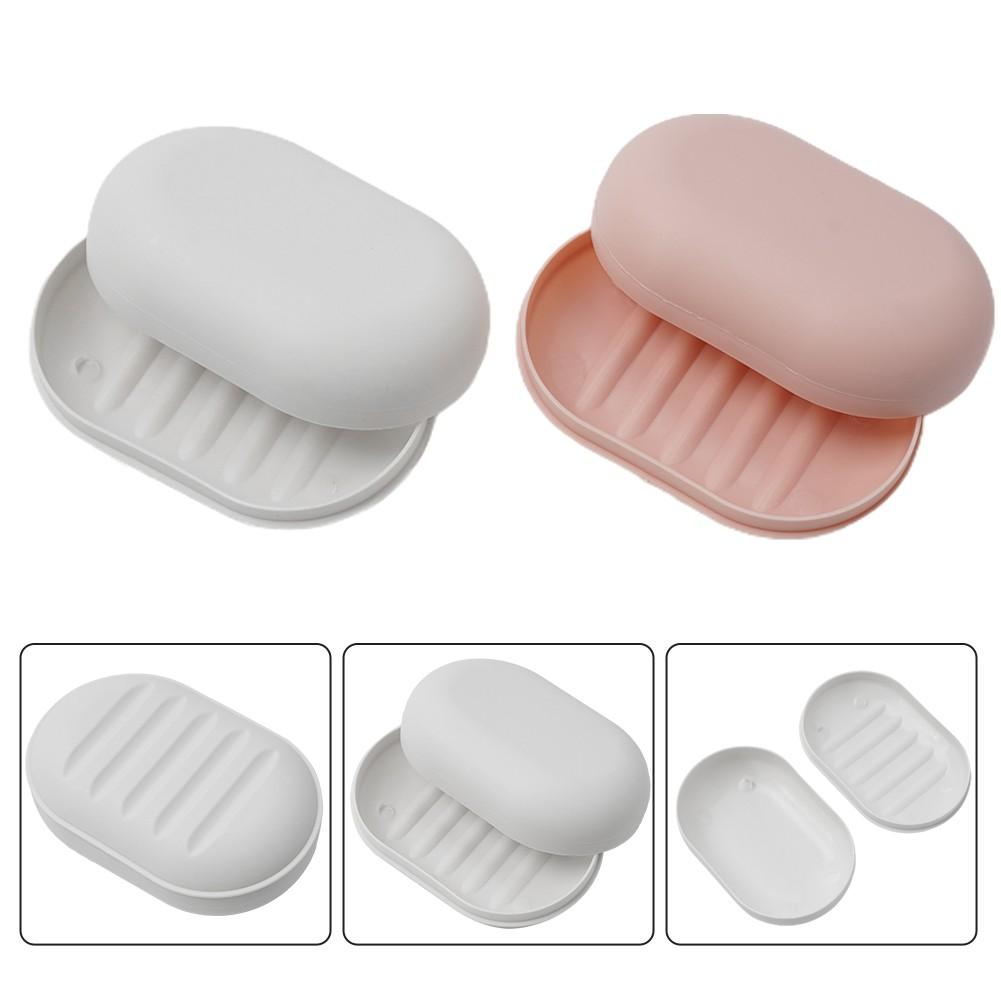 PP Material Soap Dish Portable Travel 11.2*7.5*3.8