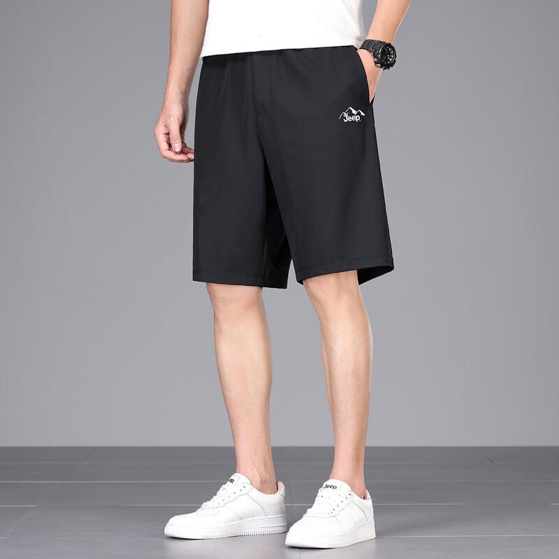 JEEP Men's Ice Silk Straight-Leg Shorts