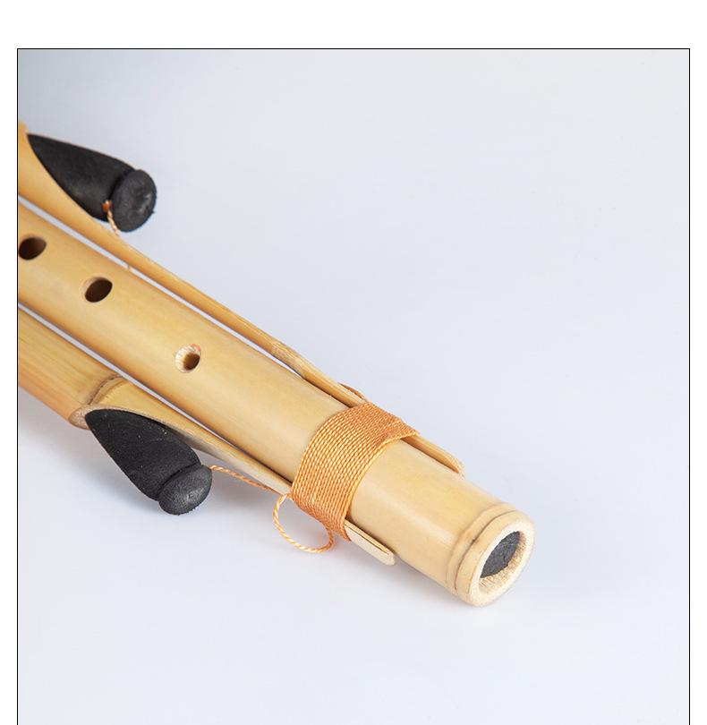 Natural Nine-Hole Unglazed Gourd Flute in C-flat, B-flat, D-flat, G-flat, and F-flat Keys for Adults