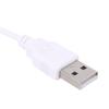 Portable Safe Cord USB 2.0 White Extension Cable with Table Lamps/ Fans / Led Lights