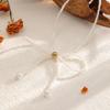 Bow Choker Necklace Women's Fashion Temperament Sweet Imitation Pearl String Chain Niche High Sense Fairy Wind Neck Chain
