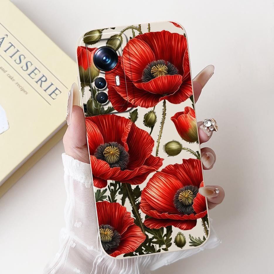 For Xiaomi 12T Pro Case Cute Cartoon Fashion Painted Cover Soft Silicone Phone Case For Xiaomi Mi 12T Pro Mi12T 5G Fundas Bumper