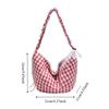 Korean Hobos Shoulder Bag Plaid Handbags Fashion Crossbody Bag  Female