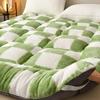 WTEMPO Plaid Pattern High-quality Double-sided Four Seasons Mattress Foldable Thick Soft Mattress Hotel School Dormitory Mattress