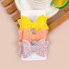3PCS Colorful Hair Bows with Clips Cute 3'' Glitter Hair Bws Hairpin Barrettes Hair Clip Headwear Children Kids Hair Accessories