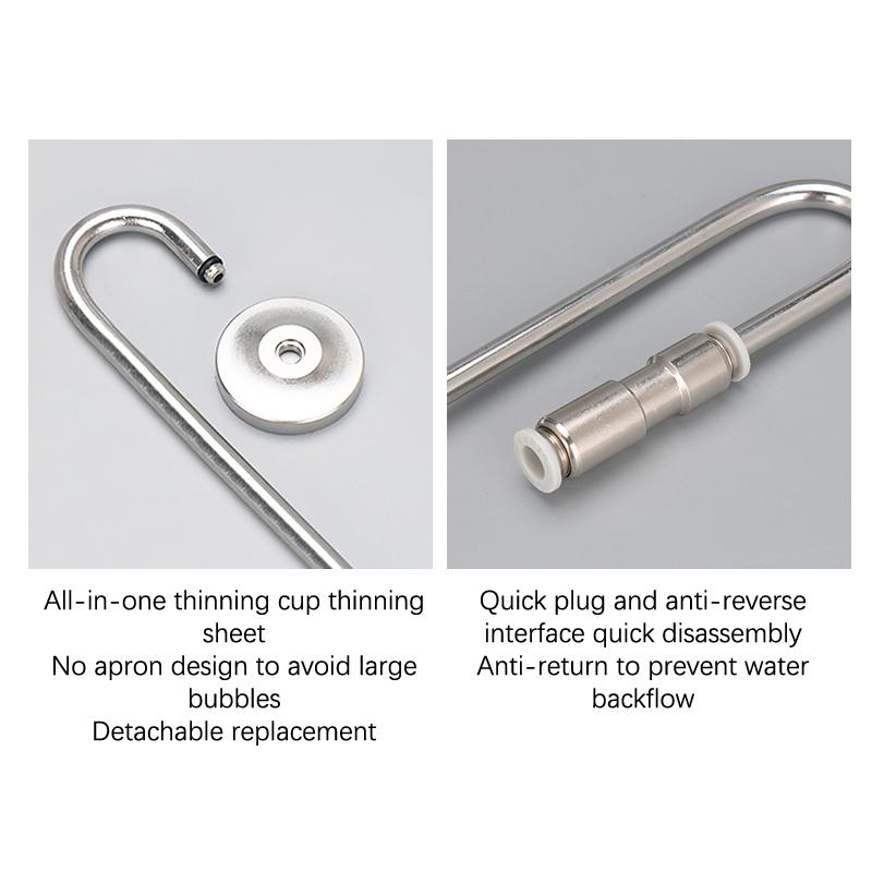 304 Stainless Steel Pressure Reducing Solenoid Valve Refiner For Aquatic Plant Growth Fish Tank Co2 Refiner