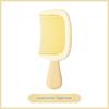 Cute Small Hair Comb Mini Durable Soft Plastic with Hanging Hole Lightweight for Kids Daily Grooming Travel