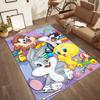 Classic Looney Tunes Characters Square rugs are a great choice for living rooms, bedrooms, home décor, and as gifts.