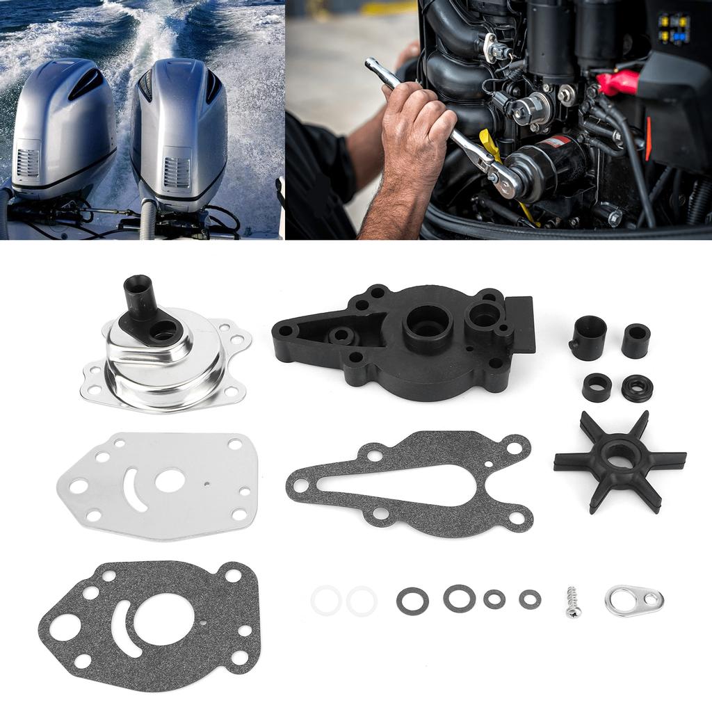 Water Pump Impeller Repair Kit Marine Grade 46‑42089A5 Outboard Fit for Mariner 6‑15 HP