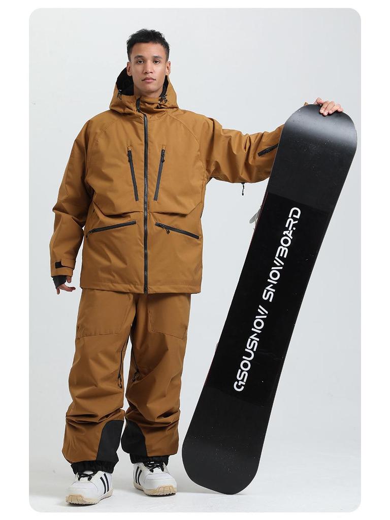 Men's and Women's Winter Ski Suit: Warm, Breathable, Waterproof, and Windproof for Outdoor Snowboarding and Sports.