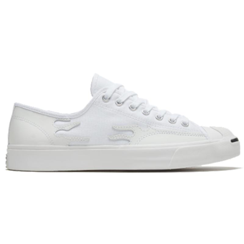 Converse Jack Purcell Simple Everyday Low-Top Canvas Shoes Unisex White