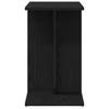 Side Table Black Oak Look 50 x 30 x 50 cm