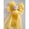 Korean Traditional Holiday Baessi Ribbon Long Tail Hanbok Claw Clip