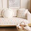 Xiaotiantian Kleine Frische Sofakissen Baumwollstoff Rutschfeste Sofabezugskissen für Alle Jahreszeiten