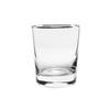 Enshou Suo Silver-Rimmed Glass Drinkware Set
