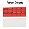 10pcs MGMN200-G LDA Carbide Inserts Blades for Grooving Cutting Lathe Tool