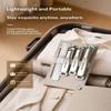 Easy Storage Nail Clippers Set 5/10 PCS Rotating Leather Bag Pro Trimmer for Manicure Pedicure Foot Nail Care