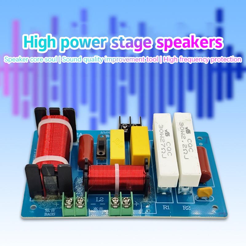 Pa-2A 450W 2 Way Audio Speaker Frequency Divider Tweeter Bass Crossover Filter Speaker Amplifier Home Sound Theater Tool