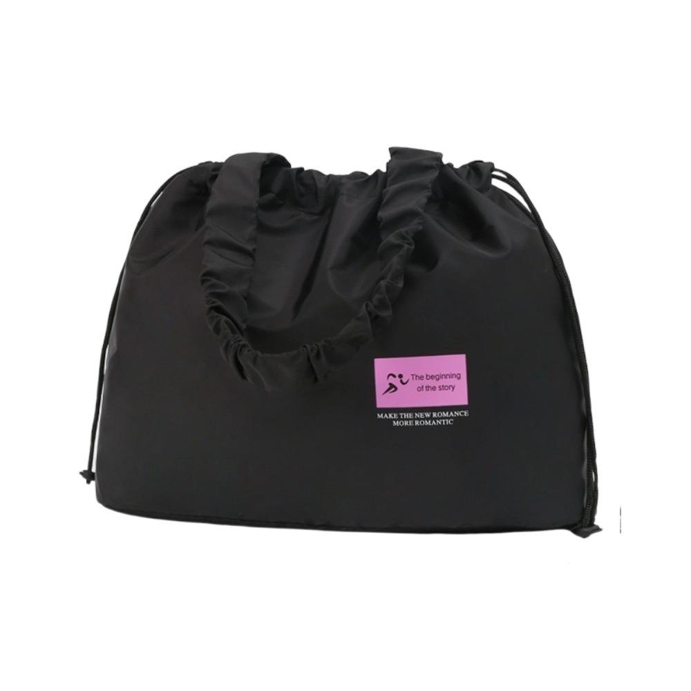 

with Handle Fitness Hand Pouch Dry Wet Separation Beach Bag Portable Wash Bag Women чёрный