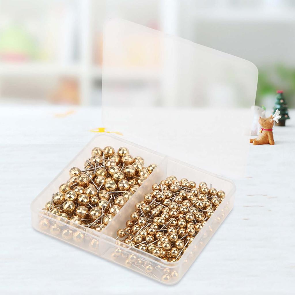 300pcs Round Pearl Head Pins Dressmaking Sewing Fixed Marking Practical Tool