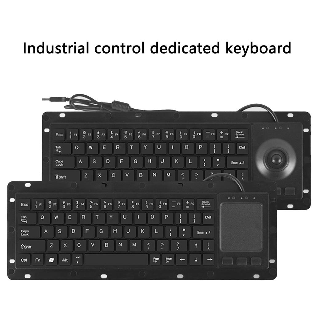 USB Keyboards with Integrated Touchpads for Industrial and Control Panel Applications