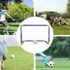 Foldable Soccer Goal Post Net Set High-Strength Frame Indoor Soccer Post Frame Kit  Team Games