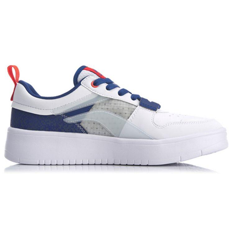 Li Ning Superwave Lite Non-Slip Lightweight Low-Top Skate Shoes Men Skate Shoes White Blue AGCQ063-1