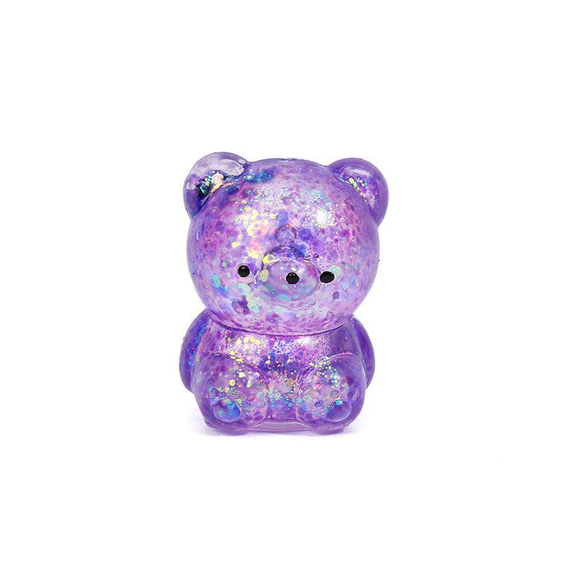 1Pcs Mixed Colors Maltose Candy Bear Ball Slow Rise Slow Rebound Stress Relief Soft Fluffy Kawaii Gift
