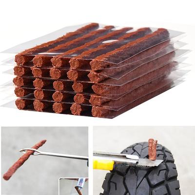 10Pcs Auto Reifen Stecker Punktion Saiten Dichtungen Streifen Reifen Klebrigkeit Reparatur Werkzeuge