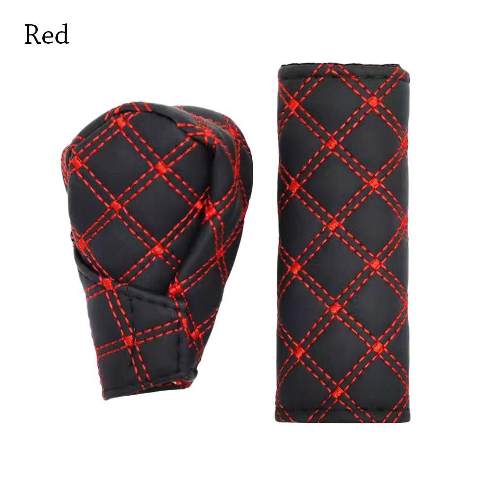 Non-Slip Car Shift Handle Cover Wear-resistant Shift Knob Cover Handbrake Protective  for Car