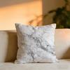 Marble Texture Cushion Cover Cozy Velvet Throw PillowSoft Warm Cushion For Sofa  Bed