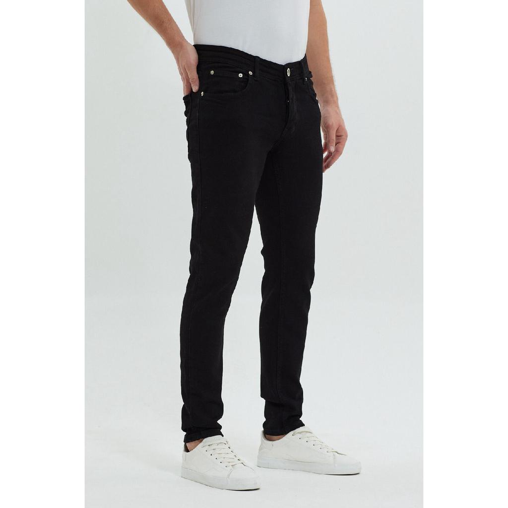 Men's Light Blue Slim Fit Lycra Skinny Leg Jeans