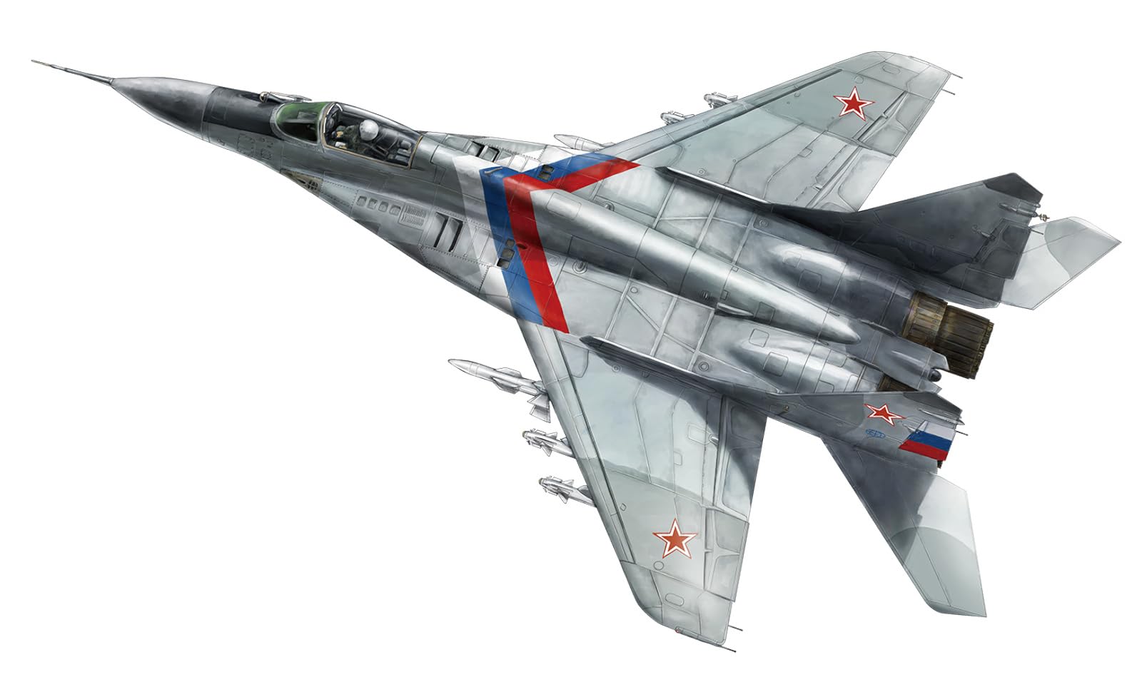 

PLATZ 1/72 Масштабная модель самолета Специальная серия MiG-29 (9.13) Fulcrum C Лучший стрелок Пластиковая модель AE-11