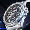 Mark Fairwhale Waterproof Luminous Double-Sided Skeleton Automatic Mechanical Watch