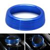 Blue Knob Cover Ring For BMW 1 2 3 4 5 6 7 X 7-Button Multimedia Controller